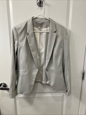 H&M Light Gray Women's Tailored Blazer